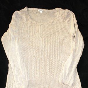 Westport Cream Cable knit Sweater